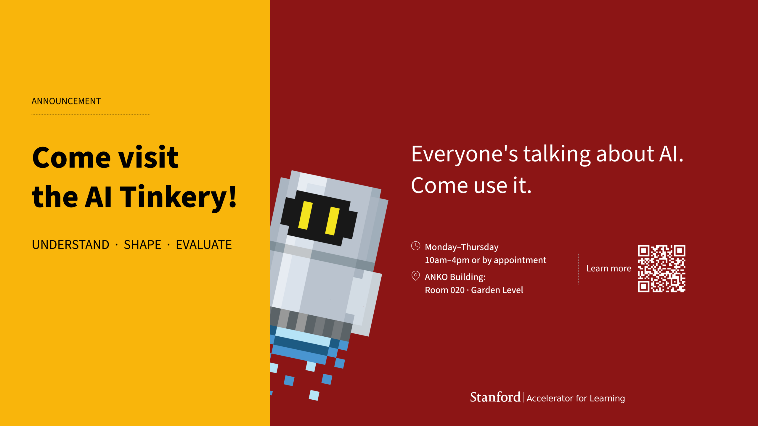 AI Tinkery Description and Robot Image